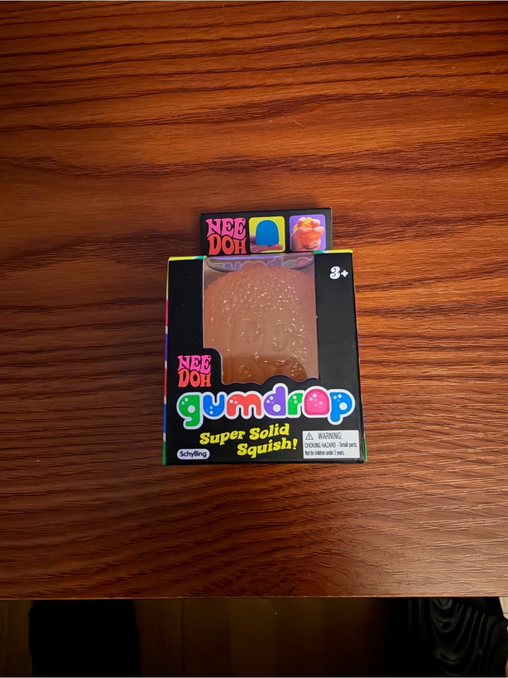 NeeDoh Gumdrop Super Solid Squish orange